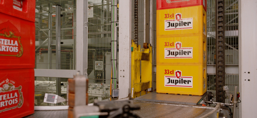 Advanced Roll Cage handling systems for a leading food retail group in Belgium