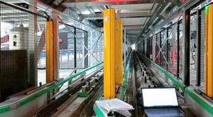 Commissioning of Eltrack transport and buffer systems