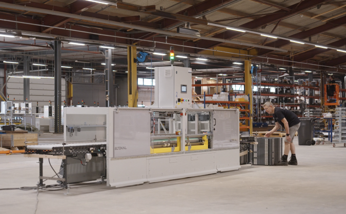 Elten Logistic Systems: Introducing the patented modular Tray Destacker